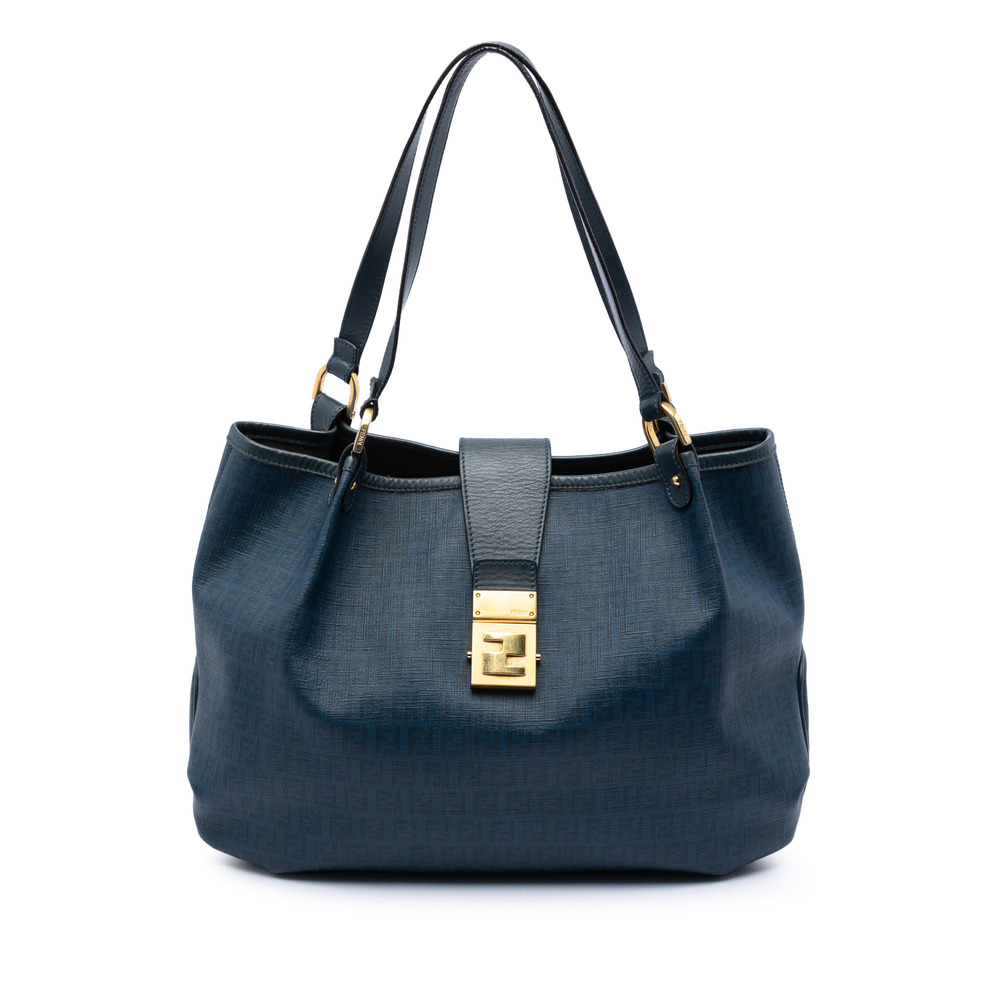Pre-Loved Fendi Zucchino Spalmati Chiusura Tote